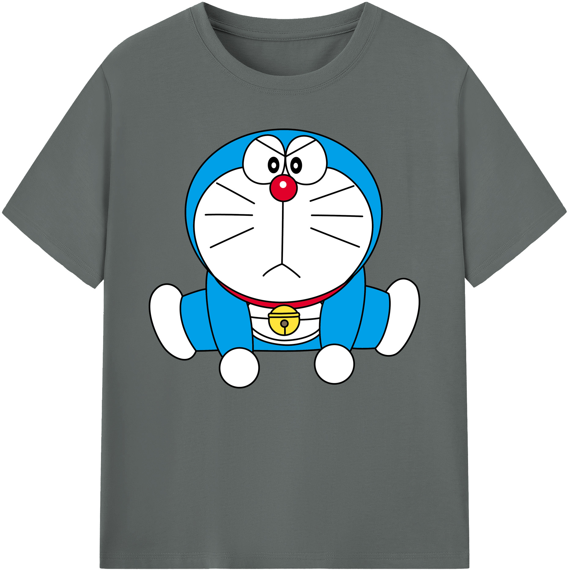 （画像用） ドラえもん Doraemon 綿100％ メンズ半袖Tシャツ｜肌触りやわらか＆通気性